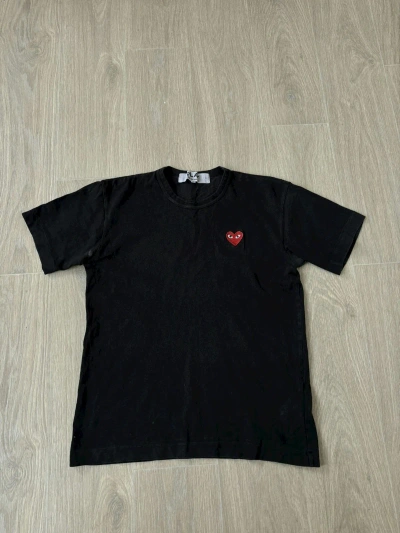 Pre-owned Comme Des Garçons T Shirt Y2k In Black