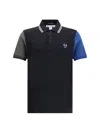Comme Des Garçons Comme Des Garcons X Fred Perry Short-sleeved Polo Shirt In Black