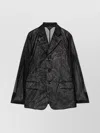 Comme Des Garçons Chiffon Blazer Jacket