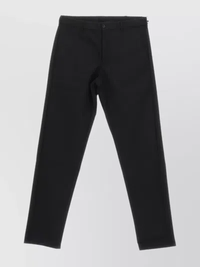 Comme Des Garçons Tailored Pants With Belt Loops And Pockets In Black