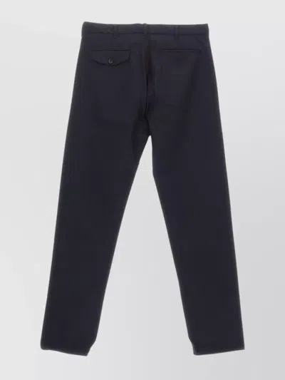 Comme Des Garçons Tailored Trousers With Back Welt Pockets In Black