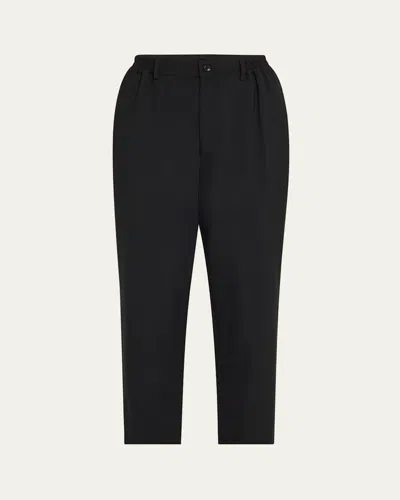 Comme Des Garçons Tailored Wool Trousers In Black