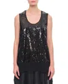 Comme Des Garçons Woman Black T-shirts & Tank Tops In Black