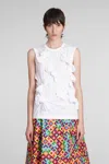 Comme Des Garçons Smooth Bow Front Tank In White