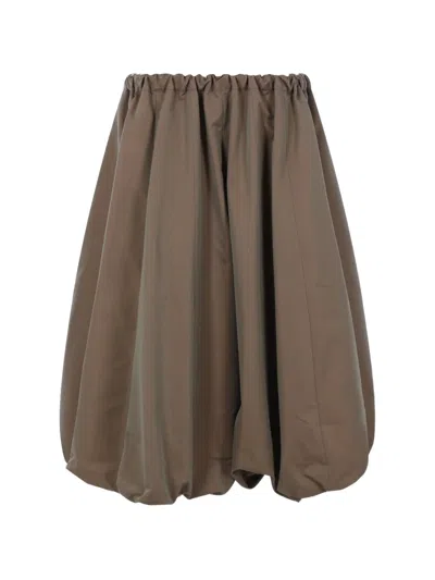 Comme Des Garçons Tao Brown Culotte Trousers