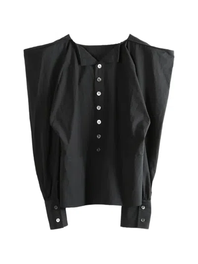 Comme Des Garçons Tao Buttoned Shirt In Black