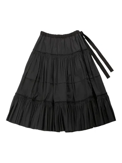 Comme Des Garçons Tao Cotton Midi Skirt