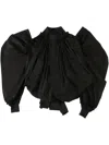 Comme Des Garçons Tao Draped Blouse In Black