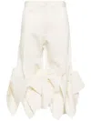 Comme Des Garçons Tao Drawstring Detail Skirt In Neutrals
