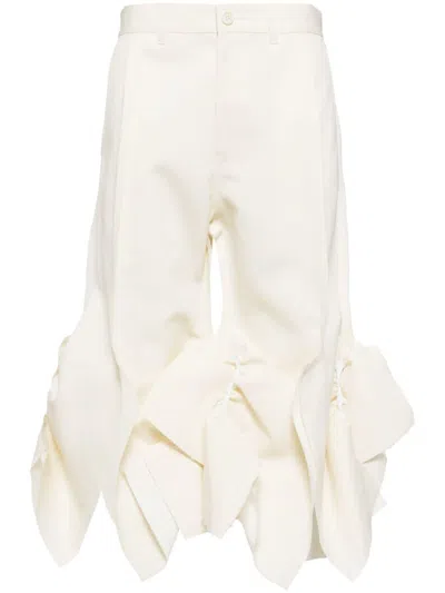 Comme Des Garçons Tao Drawstring Detail Skirt In Neutrals