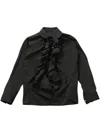 Comme Des Garçons Tao Poplin Blouse In Black