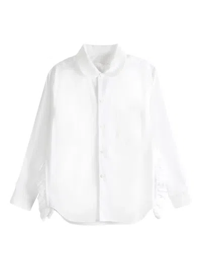 Comme Des Garçons Tao Round-collar Top In White