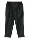 Comme Des Garçons Tapered Trousers In Black