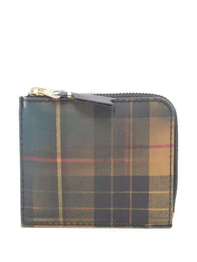 Pre-owned Comme Des Garçons Tartan Coin Purse In Multi