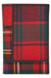 COMME DES GARÇONS TARTAN PATCHWORK CARD CASE