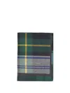 COMME DES GARÇONS TARTAN-PATTERN WOOL WALLET