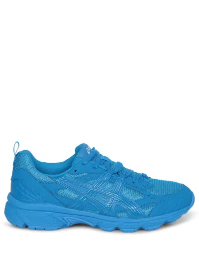 Comme Des Garçons Technical Fabric Sneakers With Lace-up Closure In Blue