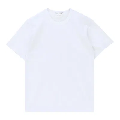 Comme Des Garçons Teiban Plain Tee In White