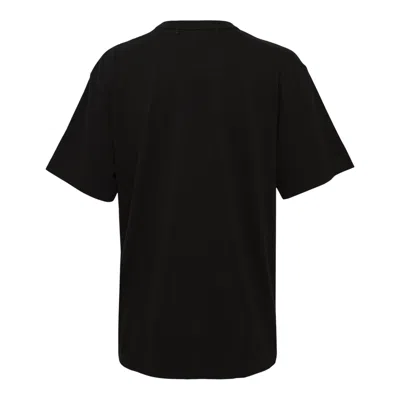 Comme Des Garçons Short Sleeve Plain Tee In Black