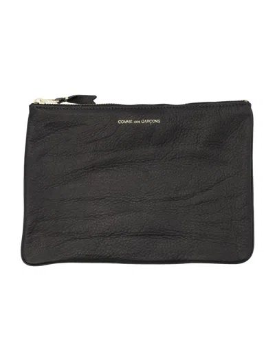 Comme Des Garçons Textured Leather Pouch