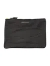 Comme Des Garçons Textured Leather Pouch In Black