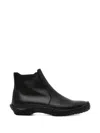 Comme Des Garçons Textured-sole Ankle Boots In Multi
