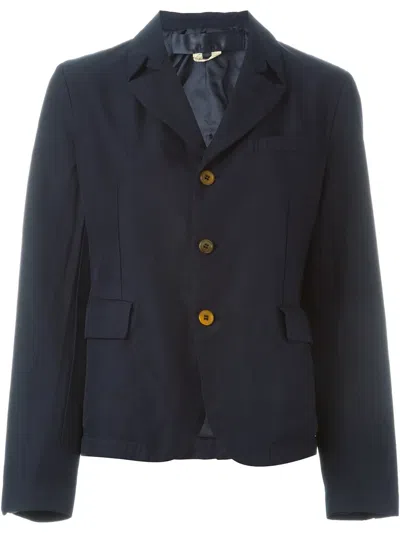 Comme Des Garçons Three Button Blazer In Black