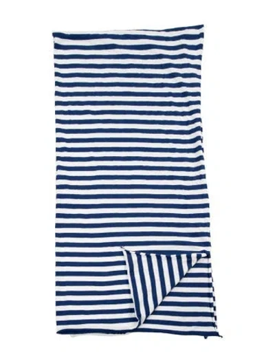 Pre-owned Comme Des Garçons Throw Blanket In Blue