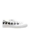 Comme Des Garçons Tie Low-top Casual Shoes In White