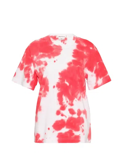Comme Des Garçons Tie-dye Cotton T-shirt In Multi