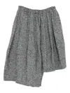 Comme Des Garçons Tiered Mini Skirt In Blue