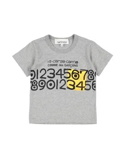 Comme Des Garçons Babies'  Toddler Boy T-shirt Grey Size 4 Cotton