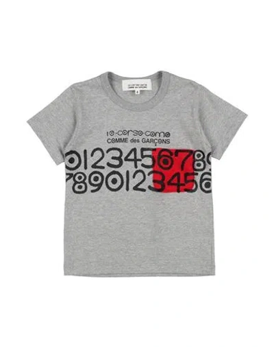 Comme Des Garçons Babies'  Toddler Boy T-shirt Grey Size 6 Cotton