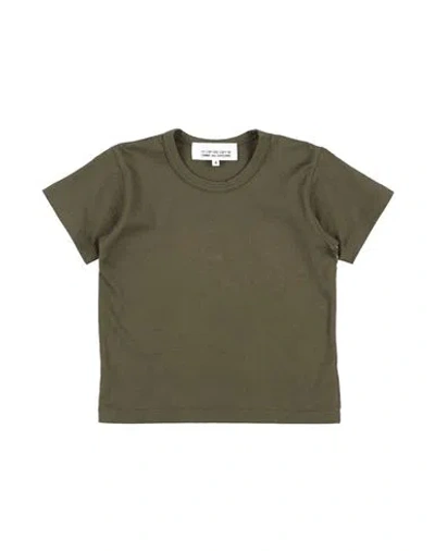 Comme Des Garçons Babies'  Toddler Boy T-shirt Military Green Size 4 Cotton