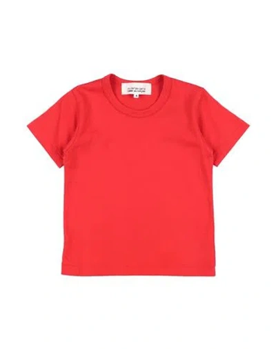 Comme Des Garçons Babies'  Toddler Boy T-shirt Red Size 6 Cotton In Pink