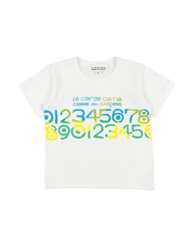 Comme Des Garçons Babies'  Toddler Boy T-shirt White Size 6 Cotton