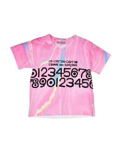 Comme Des Garçons Babies'  Toddler Girl T-shirt Pink Size 6 Cotton