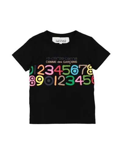 Comme Des Garçons Babies'  Toddler T-shirt Black Size 3 Cotton