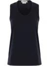 Comme Des Garçons Comme Des Garcons Logo Jersey Tank Top In Black