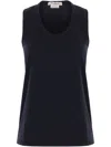 Comme Des Garçons Comme Des Garcons Logo Jersey Tank Top In Black