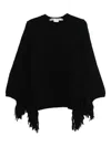 Comme Des Garçons Sleeveless Top Featuring Fringe Detailing In Black