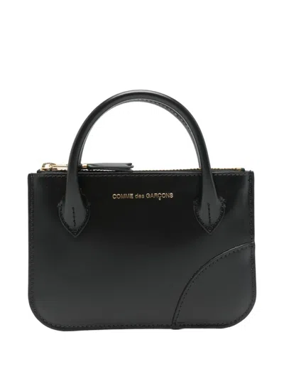 Comme Des Garçons Top-handle Mini Bag In Black