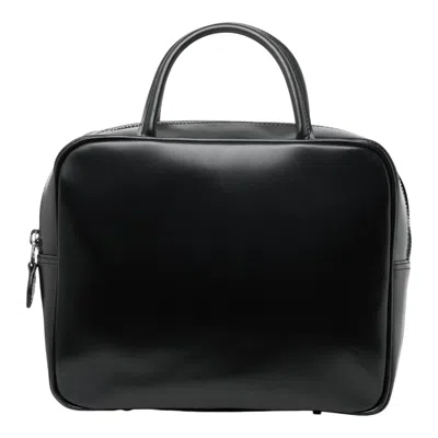 Comme Des Garçons Top Handle Rectangular Extra Small In Black