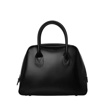 Comme Des Garçons Top Handle Trapezoid Medium In Black