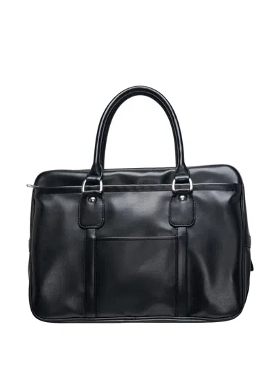 Comme Des Garçons Top-handle Briefcase In Pattern