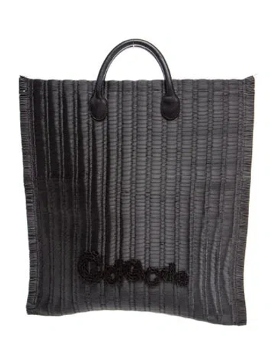 Pre-owned Comme Des Garçons Tote In Black