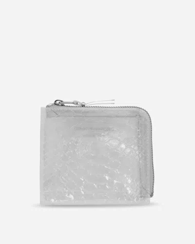 Comme Des Garçons Transparent Snake Zip Around Wallet Clear In Multi