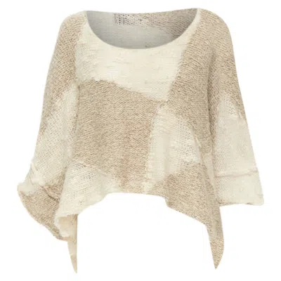 Pre-owned Comme Des Garçons Tricot Comme Des Garcons Crochet Knit Wool Sweater In Beige