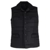 Comme Des Garçons Tricot  Puffer Vest In Black Wool In Black
