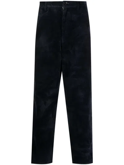 Comme Des Garçons Comme Des Garcons Trousers Blue In Gold